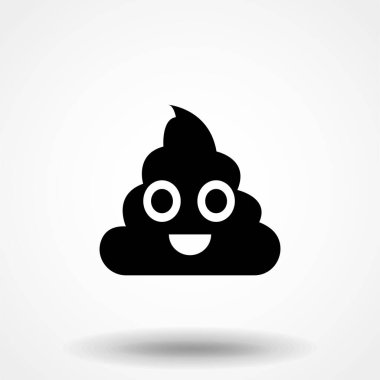 Gülümse kaka. Vektör çizimi. Ticari finansal pazarlama bankacılık reklamcılığı için düz tasarım web konsepti çizgi film illüstrasyonu.