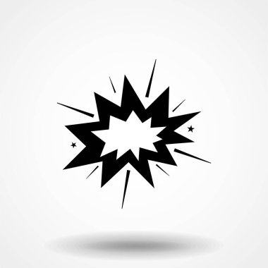 Bum ikonu. Uygulamalar ve web siteleri için Pictogram düz tasarımı, beyaz arkaplanda izole edilmiş, Vektör illüstrasyonu