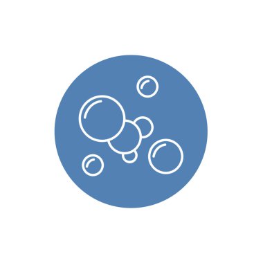 kabarcık vektör çizgisi simgesi. Vektör illüstrasyonu EPS 10