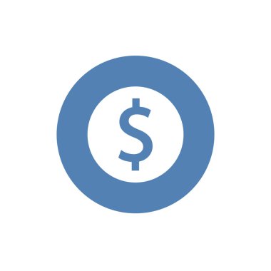 Para vektör simgesi. logo tasarımı şablon vektör çizimi