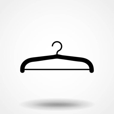 Askı ikonu. Tasarım için vektör konsepti çizimi.