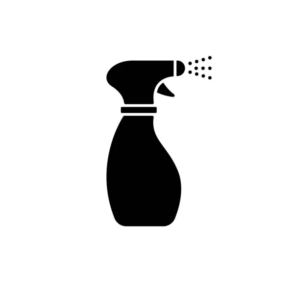 Спрей Значок Пляшки Плоский Стиль Дизайну Векторна Графічна Ілюстрація Підходить — стоковий вектор