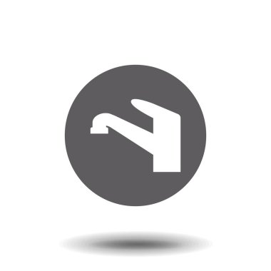 Modern Musluk vektör simgesi.