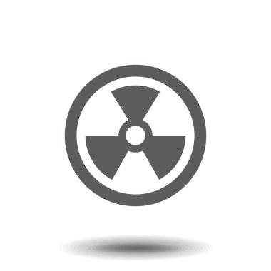 radyasyon sembolü düz