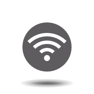 wi-fi sinyal modem internet simgesi