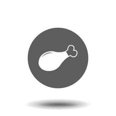 Tavuk budu simgesi vektörü