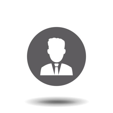 Beyaz arka planda izole edilmiş modaya uygun düz stil ikonu. Web sitenizin tasarımı için sembol, logo, uygulama, UI. Vektör illüstrasyonu, EPS