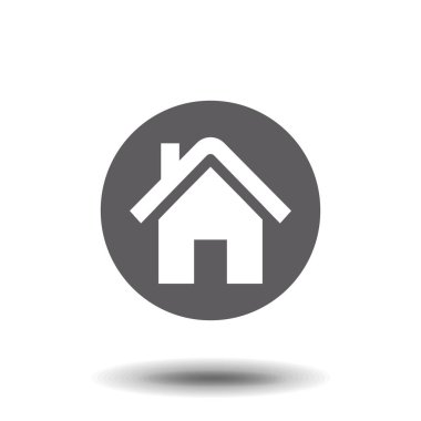 ev düz simge vektörü