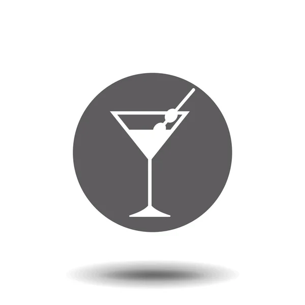 Cocktail Icon Vector Cocktail Drink — Stock Vector