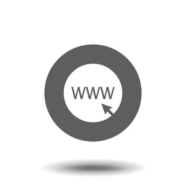 Website Symbol Internet Symbol Gehen Sie Web Symbol Oder Internet — Stockvektor