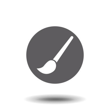 boya fırça simge vektör