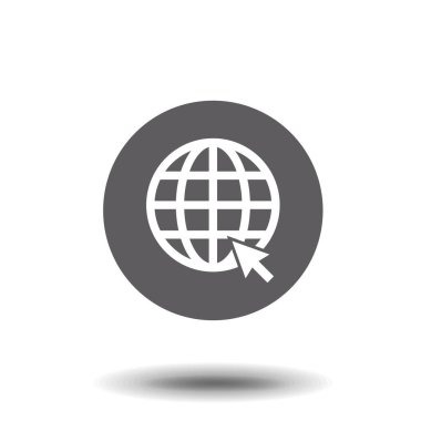 Uygulamalar ve web siteleri için web sitesine veya internet hattı sanat simgesine gitmek için tıklayın