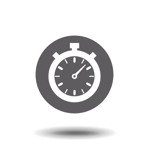 Stoppuhr Symbol Vektorillustration Zeitschaltuhr — Stockvektor