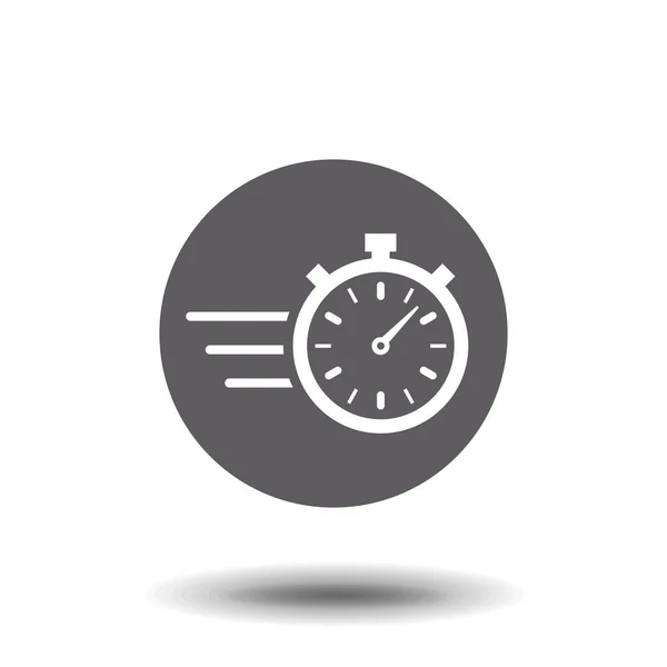 Stopwatch Icon Vector Illustration Timer Icon — Stock Vector