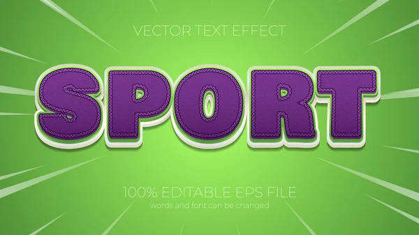 Sport Editable Neon Text Effect Style Eps Editable Text Effect — Stockfoto