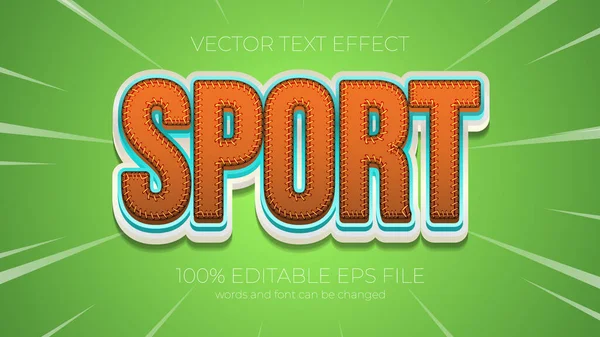 Sport Editable Neon Text Effect Style Eps Editable Text Effect — Foto Stock