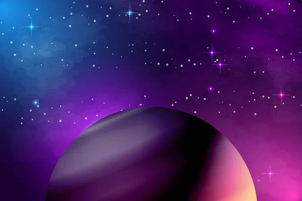 Galaxy vector illustration background