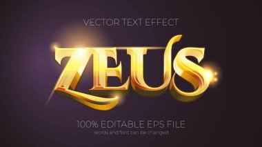 Zeus metin efekti biçimi, EPS düzenlenebilir metin efekti