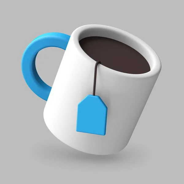 Icon Cup Tea — Fotografia de Stock