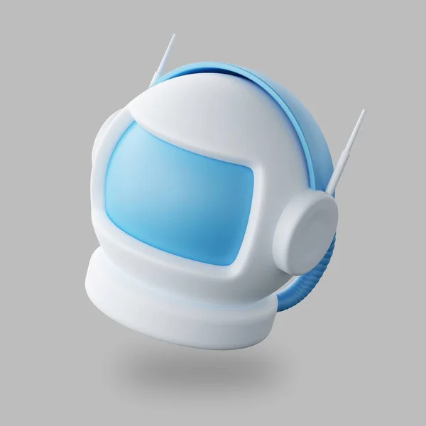 3d icon Cosmonaut Helmet, Astronaut helmet. Illustration, render.