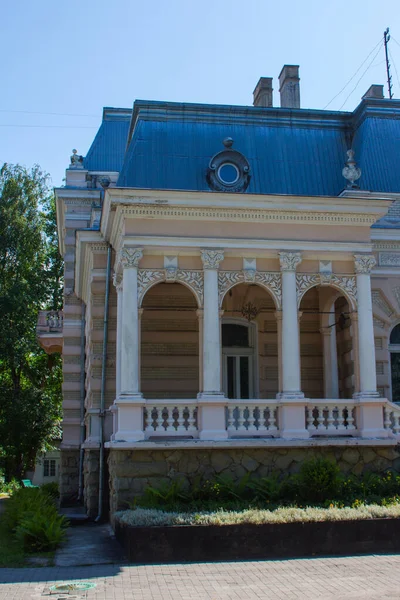 Невероятное Историческое Здание Дворца Дрогобыче Украина — стоковое фото