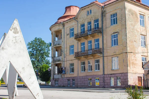 Невероятное Историческое Жилое Здание Дрогобыче Украина — стоковое фото