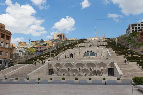 Uitzicht Cascade Beroemdste Attractie Van Yerevan Armenië — Stockfoto