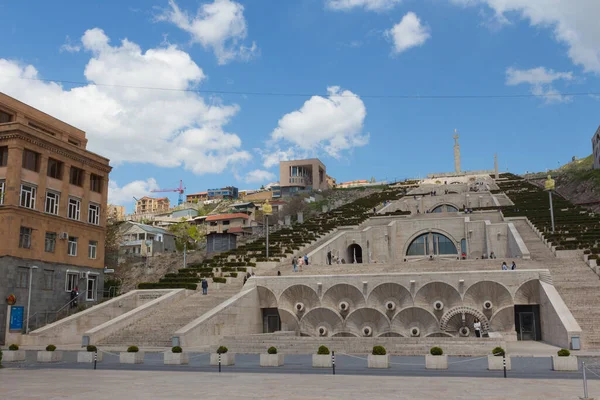 Uitzicht Cascade Beroemdste Attractie Van Yerevan Armenië — Stockfoto