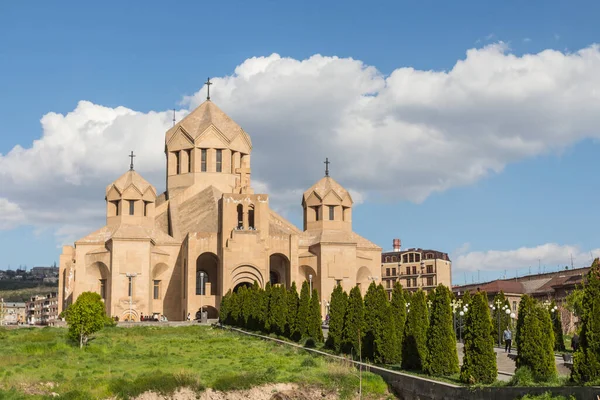 Blick Auf Die Kathedrale Des Heiligen Gregor Des Erleuchters Jerewan — Stockfoto