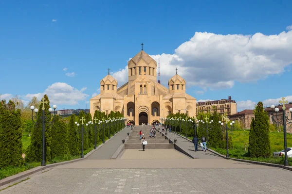 Blick Auf Die Kathedrale Des Heiligen Gregor Des Erleuchters Jerewan — Stockfoto