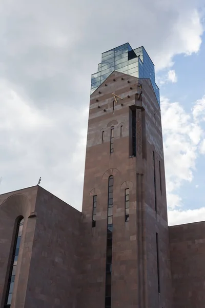 Torre Del Reloj Del Ayuntamiento Ereván Armenia — Foto de Stock