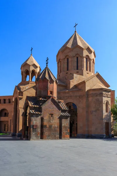 Vue Église Historique Sainte Mère Dieu Kathoghike Erevan Arménie — Photo