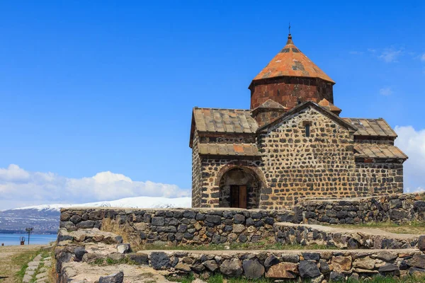 Budovy Starobylého Kláštera Sevanavank Jezera Sevan Arménii — Stock fotografie