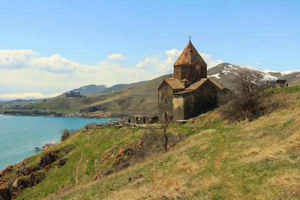 Budovy Starobylého Kláštera Sevanavank Jezera Sevan Arménii — Stock fotografie