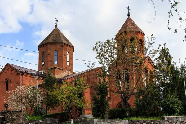 Kilátás Szent Hovhannes Templomra Jereván Örményország — Stock Fotó