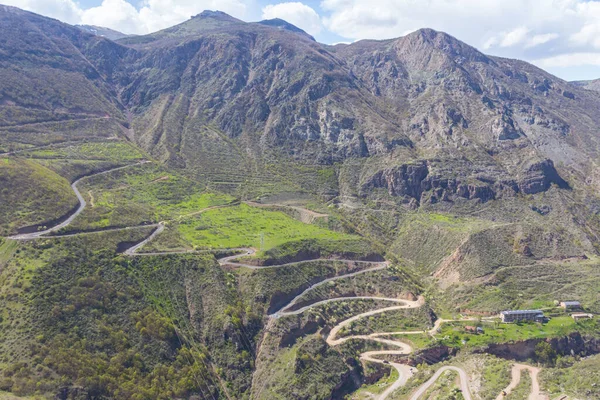 Άποψη Των Βουνών Κοντά Στο Μοναστήρι Tatev Την Άνοιξη Αρμενία — Φωτογραφία Αρχείου