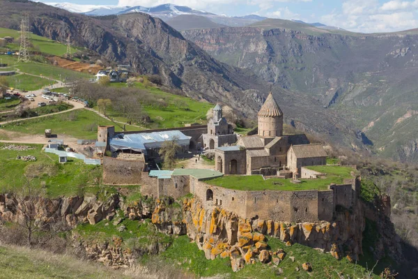 Θέα Από Ύψος Της Μονής Τατέβ Την Άνοιξη Αρμενία — Φωτογραφία Αρχείου