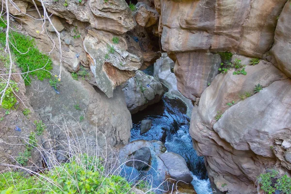 Rocas Cerca Del Monumento Natural Puente Del Diablo Halidzor Canyon — Foto de Stock