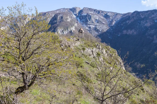 Veduta Della Storica Piattaforma Osservazione Halidzor Nelle Montagne Vicino Monastero — Foto Stock