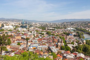 A beautiful panoramic view of the city of Tbilisi. Georgia country