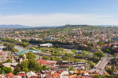 A beautiful panoramic view of the city of Tbilisi. Georgia country
