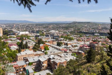 A beautiful panoramic view of the city of Tbilisi. Georgia country