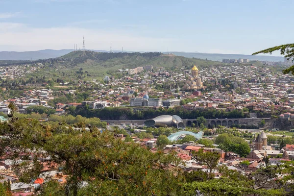 Beautiful Panoramic View City Tbilisi Georgia Country — Fotografia de Stock