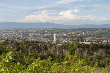A beautiful panoramic view of the city of Tbilisi. Georgia country