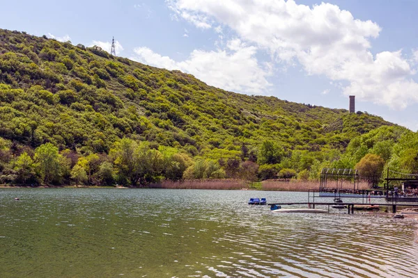 Vista Famoso Lago Tartaruga Tbilisi País Geórgia — Fotografia de Stock