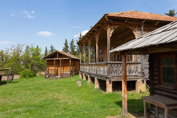 Casa Madeira Histórica Georgiana Tradicional Topo Colina — Fotografia de Stock