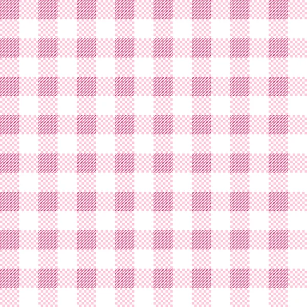 Beautiful Classic Seamless Checkers Pattern Background Pink Tone Valentines Concept — Stock Vector