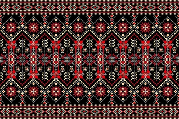 Belle Figure Tribale Ukrainienne Géométrique Motif Oriental Ethnique Traditionnel Sur — Image vectorielle