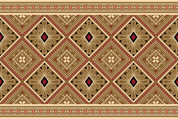 Hermosa Figura Tribal Indio Geométrica Étnica Oriental Patrón Tradicional Sobre — Archivo Imágenes Vectoriales