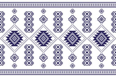 Güzel bir Afrika kabilesi nakışı. Geometrik etnik desen geleneksel arka plan. Soyut, vektör, illüstrasyon. Doku, kumaş, giysi, ambalaj, halı, baskı için tasarım..